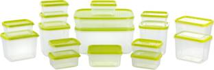 Joyo 17 Pieces - 1800 ml, 750 ml, 600 ml, 400 ml, 250 ml, 125 ml Plastic Food Storage