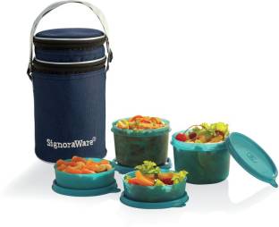 Signoraware Executive Lunch Box  - 450 ml, 180 ml Plastic Grocery Container