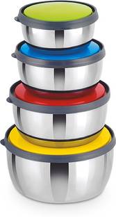 Classic Essential - 350 ml, 650 ml, 950 ml, 1250 ml Stainless Steel Food Storage