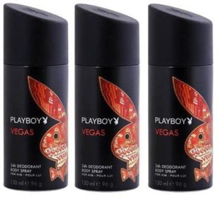 playboy vegas deodorant spray