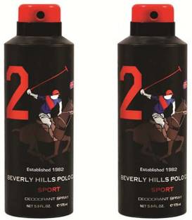 Beverly Hills Polo Club Combo Deodorants No 2x2 Deodorant Spray