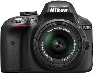 Nikon D3300 DSLR Camera Body with Lens: AF-P 18-55mm VR + AF-P DX NIKKOR 70-300mm f/4.5-6.3G ED VR Kit...