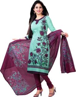 Shree Ganesh Cotton Printed Salwar Suit Dupatta Material