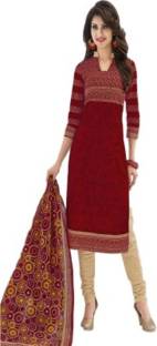 Sharvi Cotton Printed Salwar Suit Dupatta Material