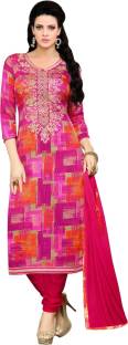 Paroma Art Cotton Embroidered Salwar Suit Dupatta Material