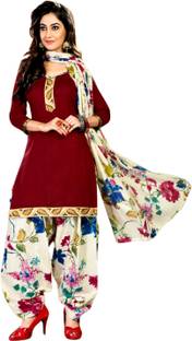 Drapes Cotton Solid, Printed Salwar Suit Dupatta Material