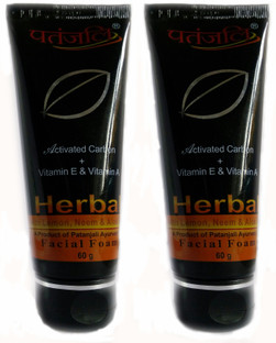 patanjali carbon activated face wash