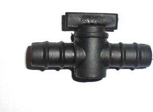 AGS Irrigation Plant Watering Straight Connector with Tap 12MM 100 Nos. Garden Tool Kit