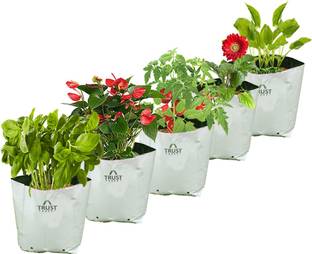 Trustbasket Large Poly Grow Bags Uv Ilized 5 Qty 24cms L Trustbasket Large Poly Grow Bags Uv Ilized 5 Qty 24cms L X24cms