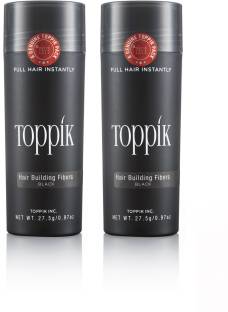 Toppik Hair Building Fibers Black 27 5g Pack Two Fiber Reviews: Latest  Review of Toppik Hair Building Fibers Black 27 5g Pack Two Fiber | Price in  India 