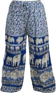 Indiatrendzs Printed Rayon Women's Harem Pants