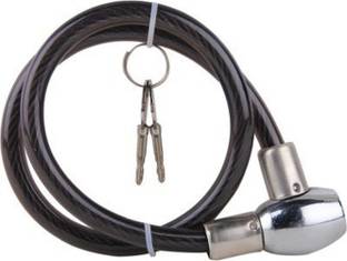 Biker World Iron Cable Lock For Helmet