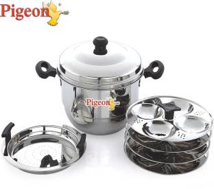Pigeon Hot 16 Idly Pot with Steamer Induction & Standard Idli Maker