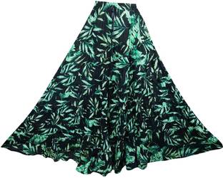 Indiatrendzs Printed Women's A-line Multicolor Skirt