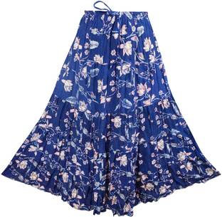 Indiatrendzs Printed Women's A-line Multicolor Skirt