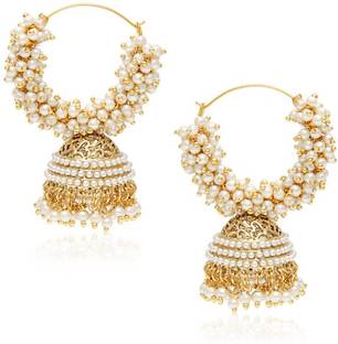Flipkart You Bella Fancy Party Wear Jewellery Copper You Bella Fancy Party Wear Jewellery Copper Jhumki Earring