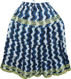 Indiatrendzs Printed Women's A-line Multicolor Skirt