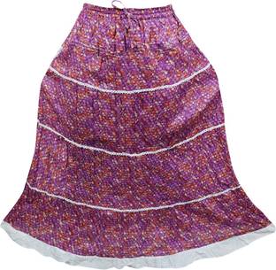 Indiatrendzs Printed Women's A-line Multicolor Skirt