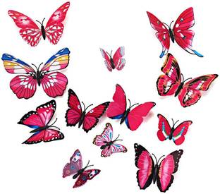 Futaba 3d Butterfly Adhesive Wall Decoration Stickers Price In