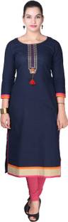 Mokshi Solid Women's Straight Kurta
