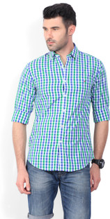 WILLS LIFESTYLE Men Checkered Casual 