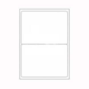 DESMAT 2 label per A4 paper sheet Self-adhesive Paper Label