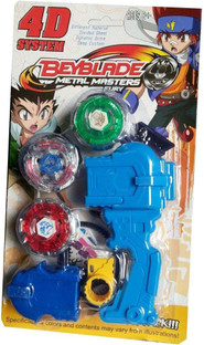 4 beyblade set with handle launcher