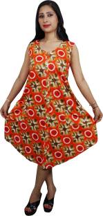 Indiatrendzs Women's A-line Multicolor Dress