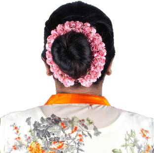 Majik Bridal Accessories For Bun Decoration Flowers Gajra Hair Band Price  in India - Buy Majik Bridal Accessories For Bun Decoration Flowers Gajra  Hair Band online at 