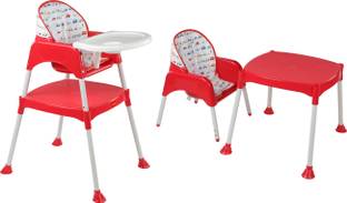 Online Ping India Mobiles Electronics Appliances Luvlap 3 In 1 Baby High Chair Red