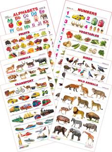 Spectrum Combo Educational Wall Chart Hindi Varnamala Marathi
