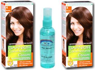 Garnier Copper Red Hair Colour Pack Of 2 With Pink Root Hair Serum