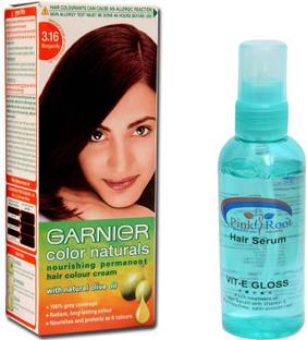 Garnier Copper Red Hair Colour Pack Of 2 With Pink Root Hair Serum