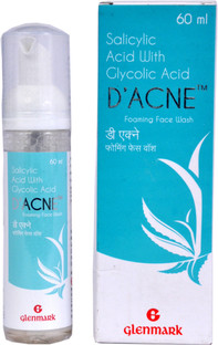 d acne foam face wash
