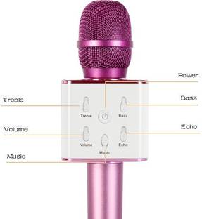 KONARRK Q7 Handheld KTV Wireless Bluetooth Karaoke Singing Mic Speaker Player Microphone