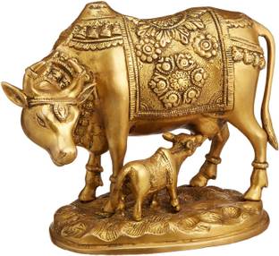 office warming gift women's day crafthut handicrafts cow feeding her calf idol statue spiritual figurine sculpture house warming gift home craftspark antique kaamdhenu with gau mata office warming gift women's day crafthut handicrafts cow feeding her calf idol statue spiritual figurine sculpture house warming gift home craftspark antique kaamdhenu with gau mata