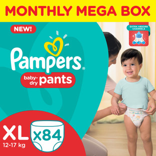pampers xl flipkart