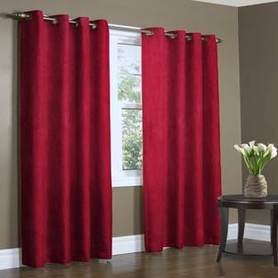 Blinds N Curtains Polyester Curtain 244 Inch 8 Ft Single Curtain