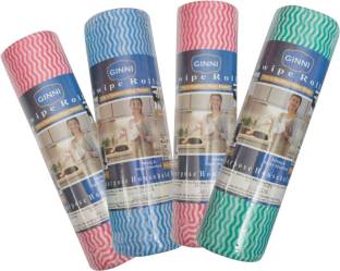 GINNI Swipe Roll-For Spotless Shiny House & Kitchen Surface (50 Sheets in each roll)