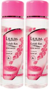 LILIUM Gulab Ras Rose Water 120ml Pack of 2 Women