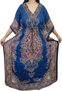 Indiatrendzs Printed Viscose Women Kaftan