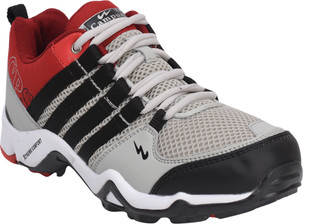 campus shoes red black