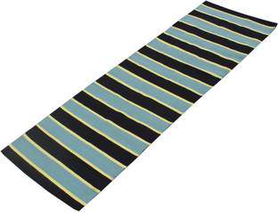 Ryan Handwoven Cotton Yoga Mat Green Black 4 Mm Reviews Latest
