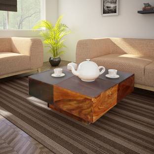 Coffee Tables Durability Certified क फ The Attic Cubo Sheesham Solid Wood Coffee Table