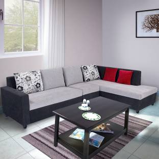 L Shaped Sofas Sectionals Online At Best Bharat Lifestyle Nano Fabric 6 Seater Standard