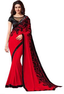 SNH Export Embroidered Bollywood Georgette Saree