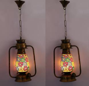 Afast Designer Colourful Decorative Saver Pendant Afast Antique Pendant Hanging Lantern Lamp Light With Colorful Gl
