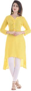 COBIO MAN Casual Solid Women's Kurti