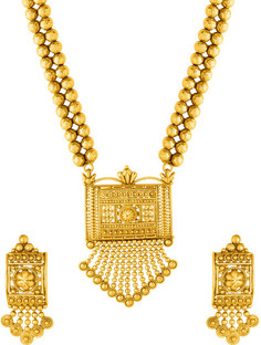 Voylla Traditional Gold Plated Floral 