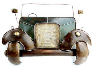 Nafees Vintage Car Wall Decor Decorative Showpiece 69 Cm Price In Vedaports Texture Brown Metal Vintage Jeep Car Wall Hanging By Vedas Decorative Showpiece 79 Cm